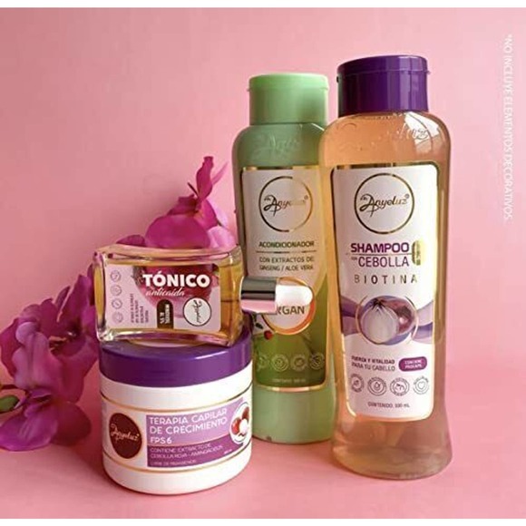 Anyeluz Kit Shampoo Conditioner and Hair Tonic